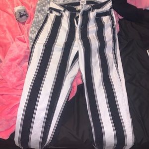 Urban Outfitters Striped Mom Jeans BDG